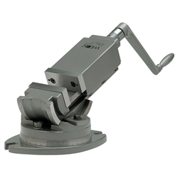 AMV/SP-100, 2-Axis Precision Angular Vise 4" Jaw Width, 1-1/2” Jaw Depth