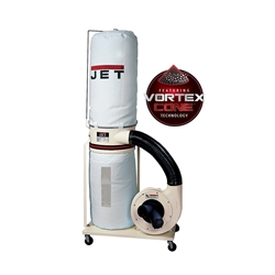 DC-1100VX-BK Dust Collector, 1.5HP 1PH 115/230V, 30-Micron Bag Filter Kit