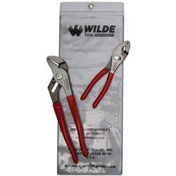 Wilde Tool G259PSP.NP-VP, Wilde Tools- 2-Piece Vinyl Pouch Pliers Set Manufactured & Assembled in Hiawatha, Kansas U.S.A.2-Piece Combo SetSlip Joint & Tongue & Groove PliersFinish : Polished, Each