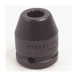 Proto J07509T, Proto - 3/4" Drive Impact Socket 9/16" - 12 Point