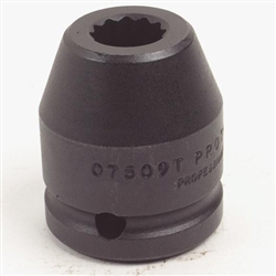 Proto J07536T, Proto - 3/4" Drive Impact Socket 2-1/4" - 12 Point