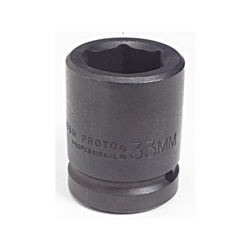 Proto J10022M, Proto - 1" Drive Impact Socket 22 mm - 6 Point