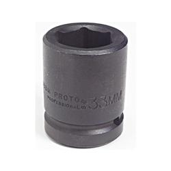 Proto J10027M, Proto - 1" Drive Impact Socket 27 mm - 6 Point