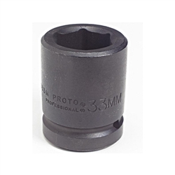 Proto J10032M, Proto - 1" Drive Impact Socket 32 mm - 6 Point