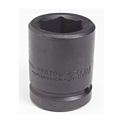 Proto J10075M, Proto - 1" Drive Impact Socket 75 mm - 6 Point