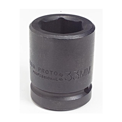 Proto J10080M, Proto - 1" Drive Impact Socket 80 mm - 6 Point