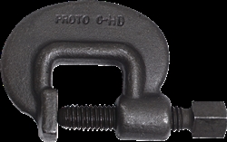 Proto J11-2-HD, Proto  C-Clamp Extra Heavy Duty  0-1-3/4"