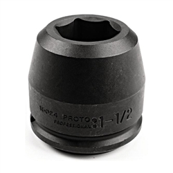 Proto J15032, Proto - 1-1/2" Drive Impact Socket 2" - 6 Point