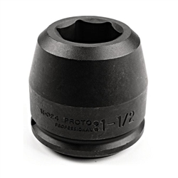 Proto J15040, Proto - 1-1/2" Drive Impact Socket 2-1/2" - 6 Point