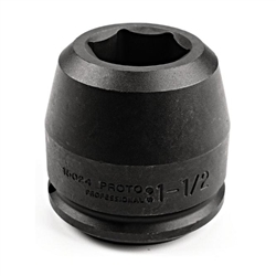 Proto J15044, Proto - 1-1/2" Drive Impact Socket 2-3/4" - 6 Point