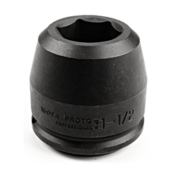 Proto J15052, Proto - 1-1/2" Drive Impact Socket 3-1/4" - 6 Point