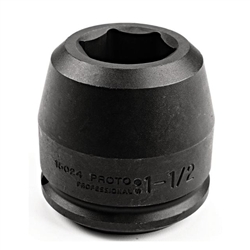 Proto J15054, Proto - 1-1/2" Drive Impact Socket 3-3/8" - 6 Point