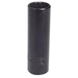 Proto J5032B, Proto - 3/8" Drive Deep Black Oxide Socket 1" - 12 Point