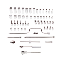 Proto J52142, Proto - 3/8" Drive 58 Piece Combination Socket Set - 12 Point