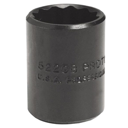 Proto J5226B, Proto - 3/8" Drive Black Oxide Socket 13/16" - 12 Point