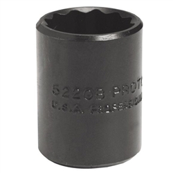 Proto J5232B, Proto - 3/8" Drive Black Oxide Socket 1" - 12 Point