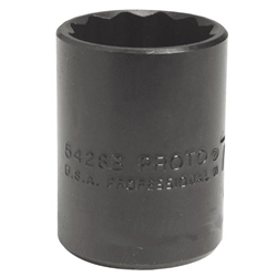 Proto J5446B, Proto - 1/2" Drive Black Oxide Socket 1-7/16" - 12 Point