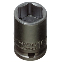 Proto J6910M, Proto - 1/4" Drive Impact Socket 10 mm - 6 Point