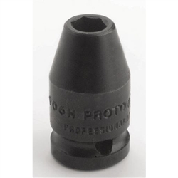 Proto J6918H, Proto - 1/4" Drive Impact Socket 9/16" - 6 Point