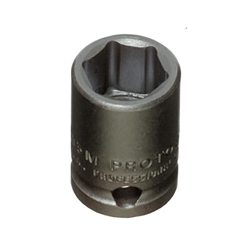 Proto J7206M, Proto - 3/8" Drive Impact Socket 6 mm - 6 Point