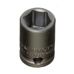 Proto J7216M, Proto - 3/8" Drive Impact Socket 16 mm - 6 Point