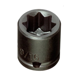 Proto J7216S, Proto - 3/8" Drive Impact Socket 1/2" - 8 Point