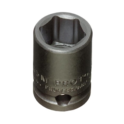 Proto J7217M, Proto - 3/8" Drive Impact Socket 17 mm - 6 Point