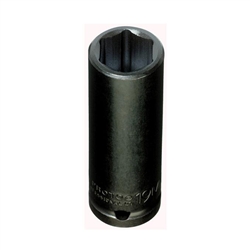 Proto J7312M, Proto - 1/2" Drive Deep Impact Socket 12 mm - 6 Point