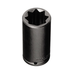 Proto J7314S, Proto - 1/2" Drive Deep Impact Socket 7/16" - 8 Point