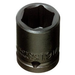 Proto J7409M, Proto - 1/2" Drive Impact Socket 9 mm - 6 Point