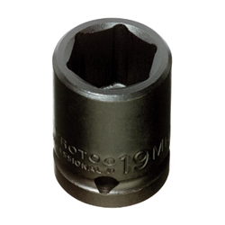 Proto J7412M, Proto - 1/2" Drive Impact Socket 12 mm - 6 Point