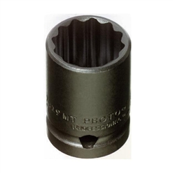 Proto J7421MT, Proto - 1/2" Drive Thin Wall Impact Socket 21 mm - 12 Point