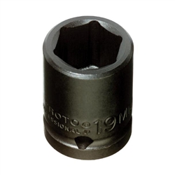 Proto J7422M, Proto - 1/2" Drive Impact Socket 22 mm - 6 Point