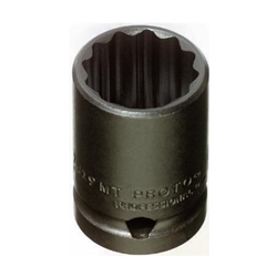 Proto J7422MT, Proto - 1/2" Drive Thin Wall Impact Socket 22 mm - 12 Point