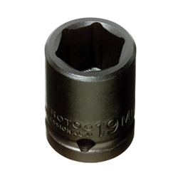 Proto J7428M, Proto - 1/2" Drive Impact Socket 28 mm - 6 Point