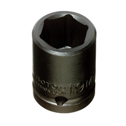 Proto J7433M, Proto - 1/2" Drive Impact Socket 33 mm - 6 Point