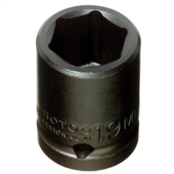 Proto J7438M, Proto - 1/2" Drive Impact Socket 38 mm - 6 Point