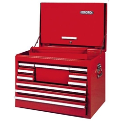 Proto J99831, Proto - 411 Piece Advanced Maintenance Tool Set With Roller Cabinet J442735-7RD and Top Chest J442719-10RD-D