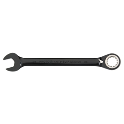 Proto JSCV14, Proto - Black Chrome Combination Reversible Ratcheting Wrench 7/16